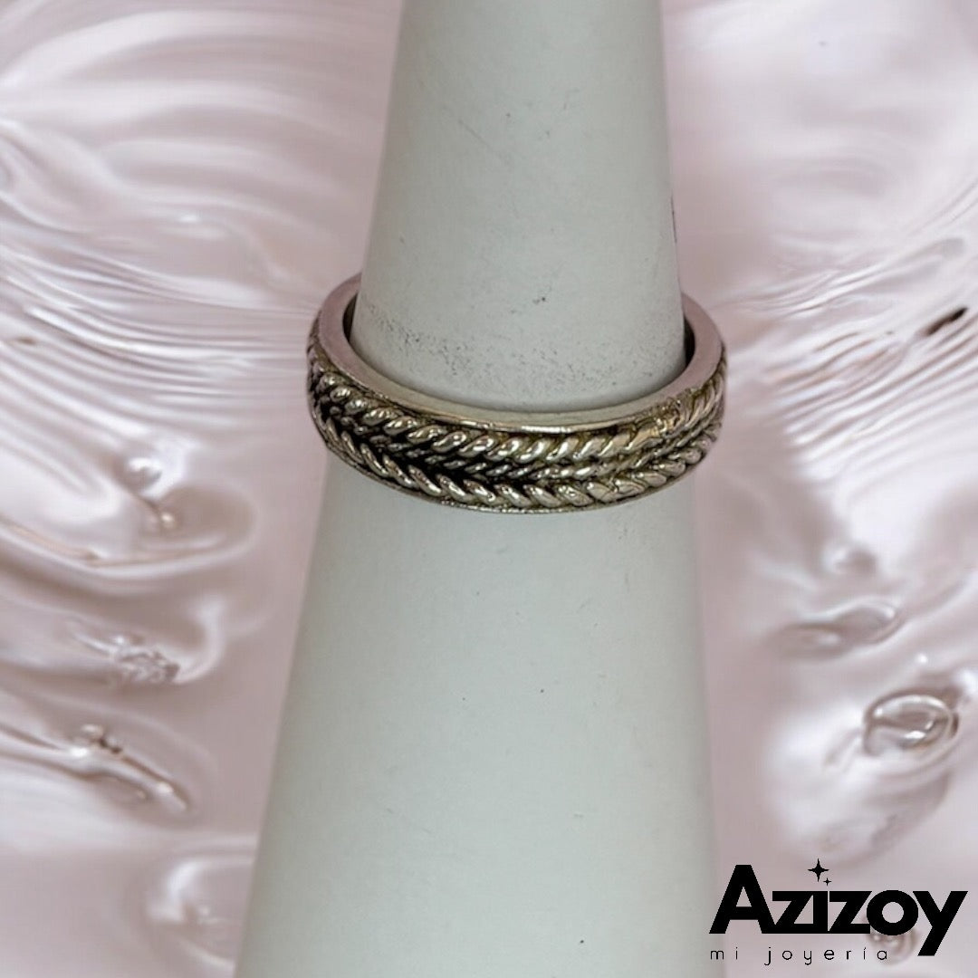 Anillo Trenzado en plata.